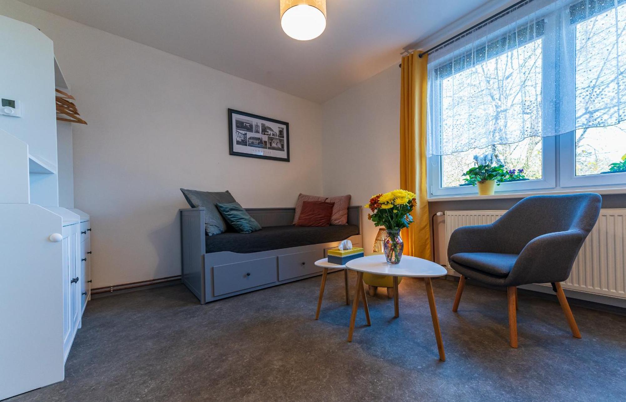 Ubytovani Na Samote - Apartman U Tesaru Komarice Dış mekan fotoğraf